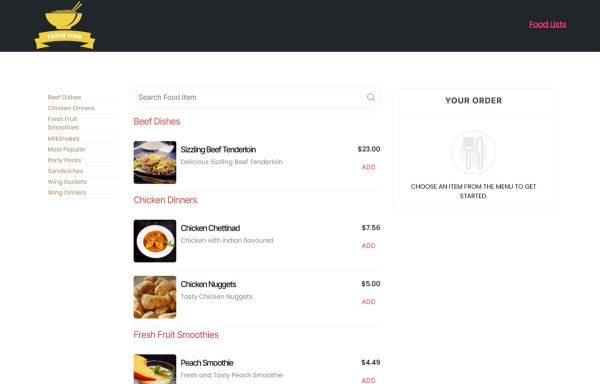 Ordering System